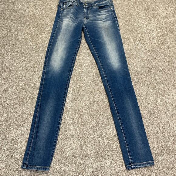 Ag Adriano goldschmied womens the legging super skinny jeans sz 26R low rise - Picture 3 of 12